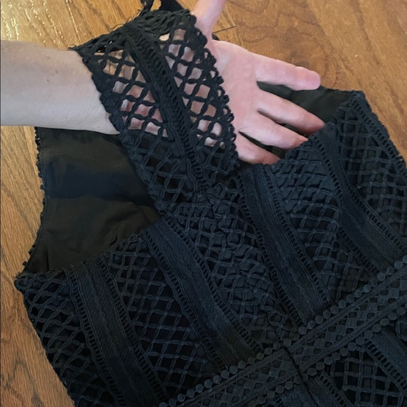 Greylin Black Lace Jumpsuit - Picture 4 of 4